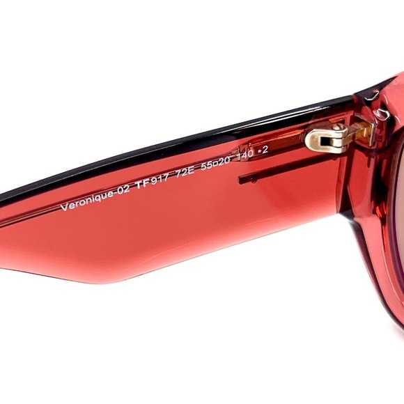 New! TOM FORD Veronique-02 Sunglasses TF917 72E, Authentic - Picture 12 of 14